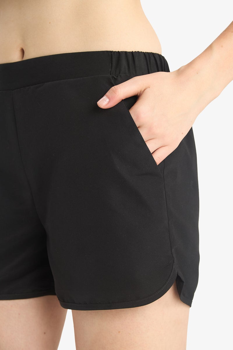 DeFacto Black Woman Fall in Love Regular Fit Swim Shorts Casual - Image 5